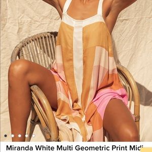 Lulus (O’Neill) Geometric midi dress